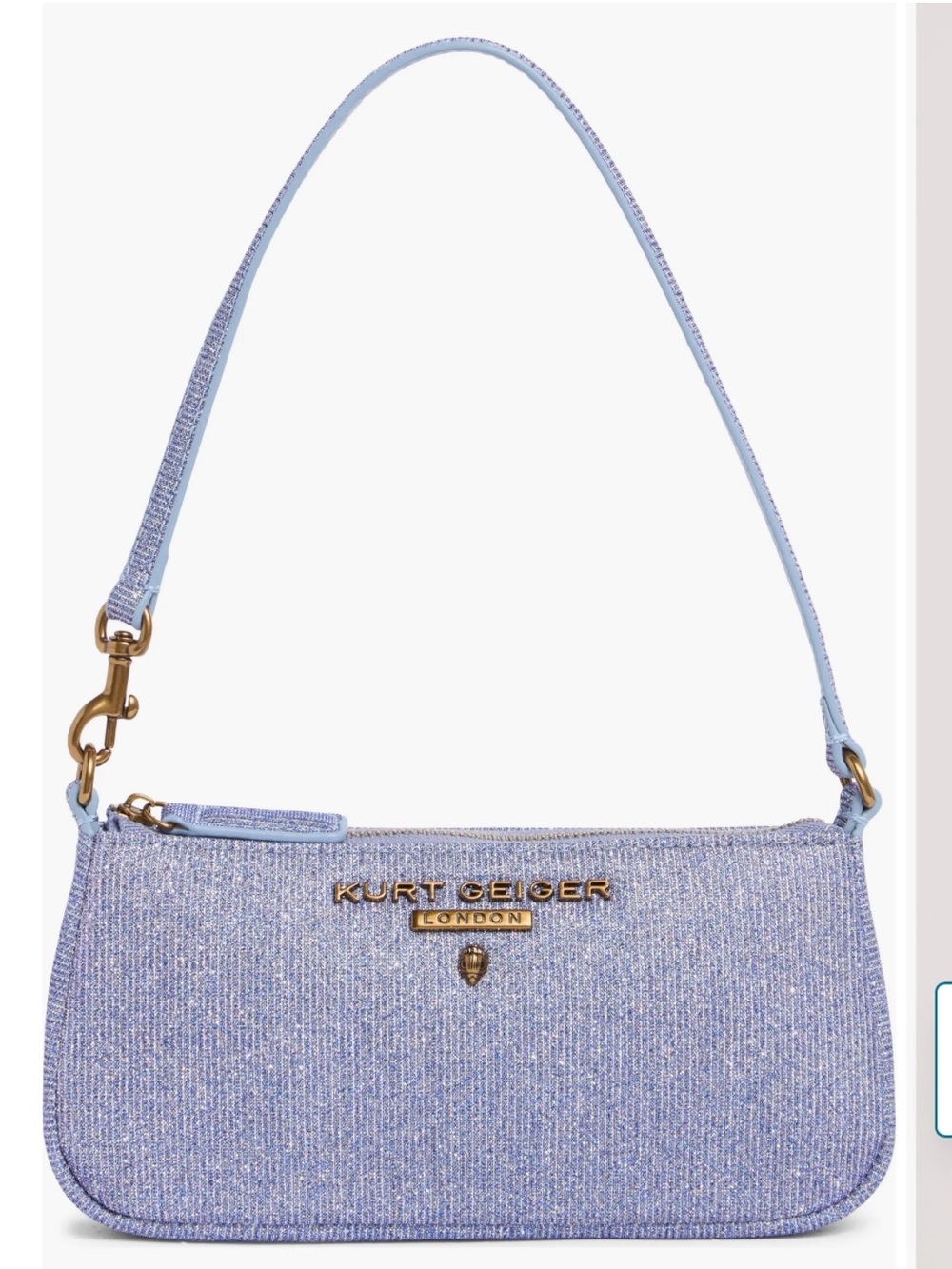 COMFY LOW 🔥 Kurt Geiger London Highgate Lavender Sparkle Mini Shoulder Bag 💫 - Picture 13 of 14